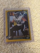 2025 TOPPS CHROME LANE JOHNSON /50 YELLOW REFRACTOR