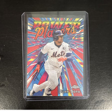 2024 Topps Chrome Power Players Insert Juan Soto #PP-35 New York Mets