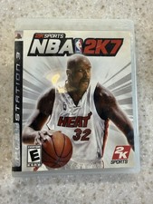 NBA 2K7 PLAYSTATION 3 GAME PLAY STATION PS3 DISC, MANUAL AND CASE NES HQ
