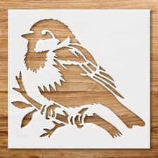 Bird Silhouette Wall Art Stencil for Nature - Inspired Decor - StencilAir