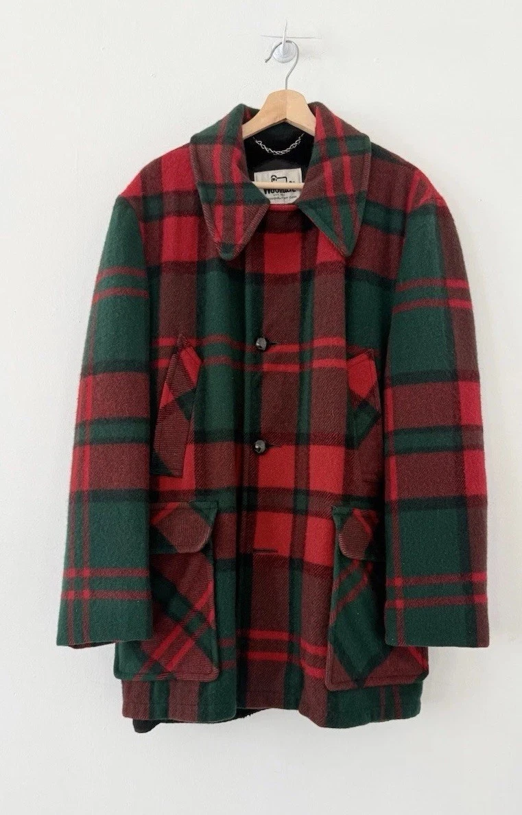 Woolrich Plaid Hunting Coat Indiana Vintage Outerwear Coats