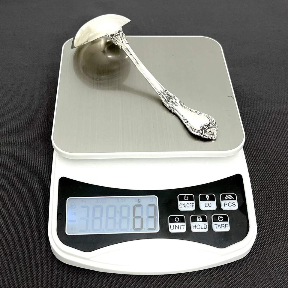 "Cucharón de salsa de plata esterlina King Edward de Gorham 63 g 6,5""" Foto 4 de 4