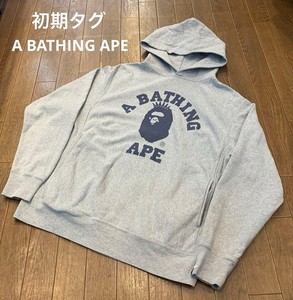 A BATHING APE nigo エイプ 初期タグ ASNKA パーカー　М Bape Nigo | eBay