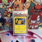 Pokemon Pikachu Shining Legends Coll. Chest Black Star Holo Promo SM86 PSA 8