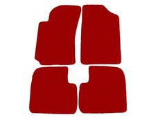 Basic Fußmatten, Automatten für Toyota Avensis I T22 1998-2002 Rot x14 Rand