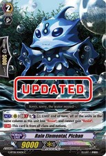 Vanguard TCG card G-BT08/104EN C Rain Elemental, Pichan Absolute Judgment
