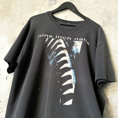 90s NINE INCH NAILS  Now Im Nothing  Black Unisex T-Shirt Reprint KH14845