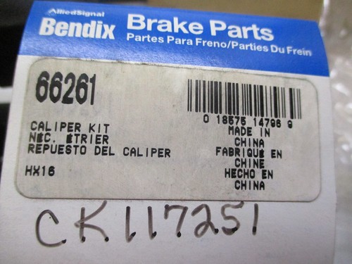 Bendix 66261 Rear Caliper Kit | eBay