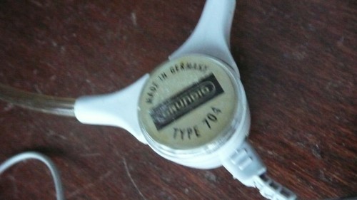 Auriculares de Colección Grundig Alemania Tipo 704 (sin almohadillas) para grabadora EN3, etc. esteno - Imagen 2 de 5