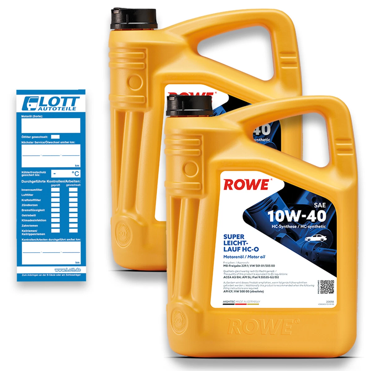 ROWE Motor Oil Hightec GTS Spezial SAE 20W50