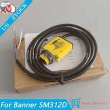 New In Box For Banner SM312D Mini-Beam Photoelectric Sensor 25619 10-30VDC