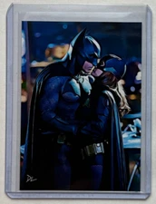 Batman & Batgirl Limited Edition Artist Signed "The Kiss" Trading Card 3/10