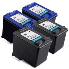 Recycled HP 56 57 ink C6656AN C6657AN for HP PhotoSmart 7960 PSC 2175 2210 4PK
