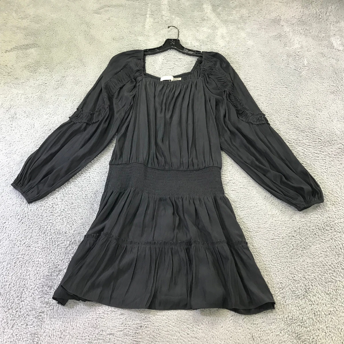knee length dresses for ladies Ramy Brook Starling Long Sleeve Denim Mini Dress 27 / Medium Wash main image 1