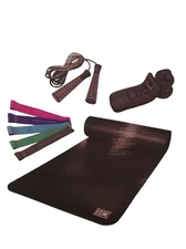 EDX, 9-Piece Full-Body Workout Kit (Cardio, Yoga, Strength Training, PT) 
