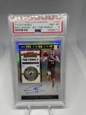 2019-20 Contenders Tyler Herro The Finals Ticket Variation Auto 29/49 PSA 8 RC