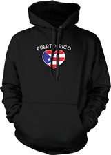 Puerto Rico Heart - Pride Proud Country Heritage Love Unisex Hoodie