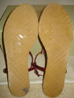 100% AUTHENTIC NEW WOMEN BURBERRY NOVA CHECK BURGUNDY SANDALS EU 40/US 10 — photo 5