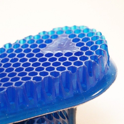 Honeycomb Gel Half Insoles Mens Absorb Shock Comfort Walking Running Well being - Picture 4 of 6
