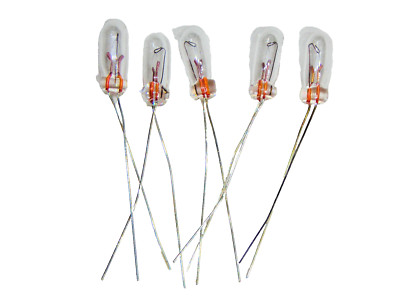 Miniature Wire Lead Lamp 28V 24mA 5  pcs