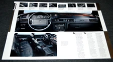1992 MERCURY SABLE BLACK INTERIOR ORIGINAL LARGE DEALER ADVERTISMENT PRINT AD 92