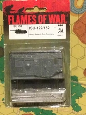 ISU-152/ISU-122 assault gun 15mm SU132 WWII Flames of War CLASH OF STEEL Soviet