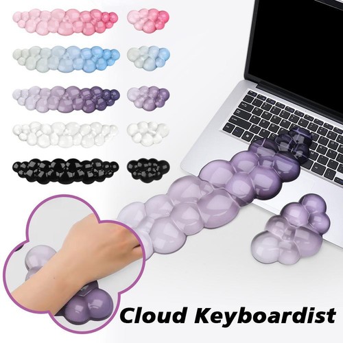 Keyboard Wrist Rest and Mouse Pad with Wrist Support for Home Office Easy Ty UK - Afbeelding 2 van 21