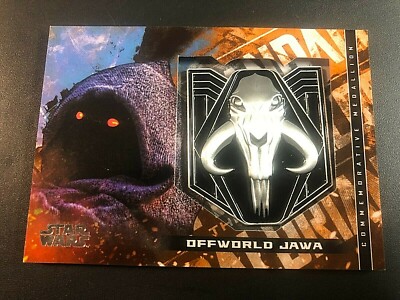 OFFWORLD JAWA 2020 Topps STAR WARS The Mandalorian Season 1 Mudhorn MEDALLION 