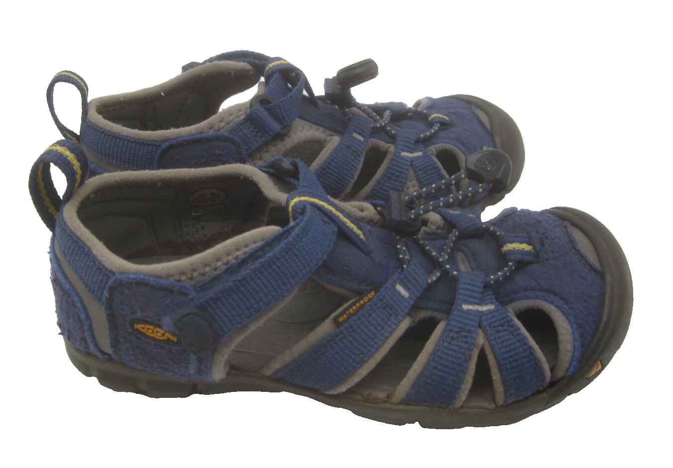 Sandali da acqua Keen taglia 13 bambino blu navy nero ragazzo fuori escursionismo