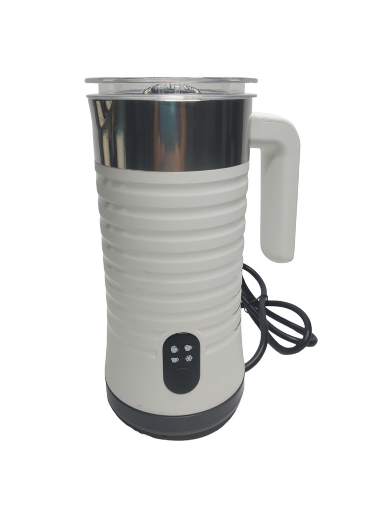 Milk Frother, 4-in-1 Milk Frother W/ Stand, Electric Milk Frother & Steamer READ