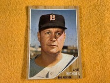 E8-100 BASEBALL CARD - CHET NICHOLS - BOSTON RED SOX -1962 TOPPS - CARD #403