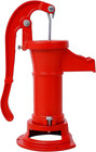Antique Pitcher Hand Water Pump, Cast Iron Red Hand Well Pump 25Ft Maximum Lift