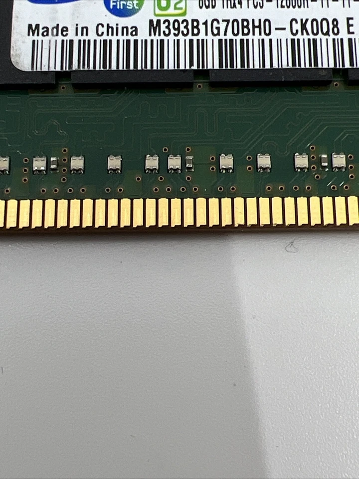Lot Of 5 - Samsung M393B1G70BH0-CK0Q8 8GB 1Rx4 PC3-12800R-11-11-C2–03 - Image 4 of 4