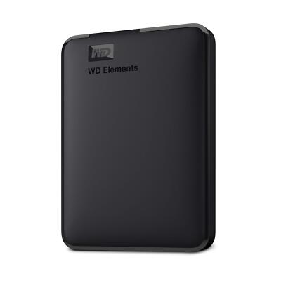 WD Elements 4TB Portable Hard Drive Compact High Capacity USB 3.2 Storage
