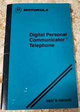 1992 MOTOROLA DIGITAL PERSONAL COMMUNICATOR TELEPHONE USERS MANUAL