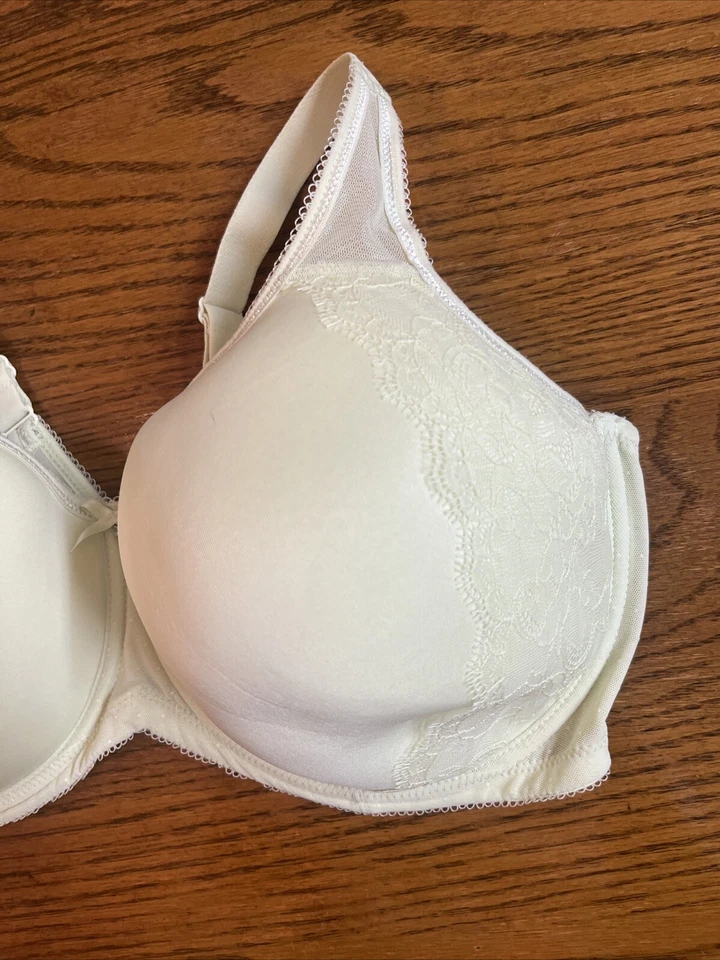 Wacoal 853186 Retro Chic Camiseta Ligeramente Forrada Sujetador con Aros 42DDD Verde Foto 2 de 4