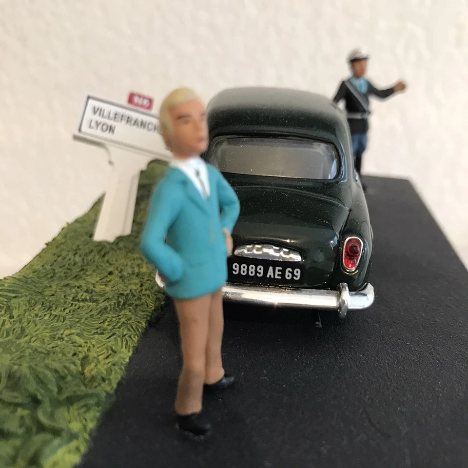 ALTAYA 1/43 DIORAMA LA ROUTE BLEUE RN7 -   LA SIMCA ARONDE - NEUF AVEC BOÎTE - Photo 4/4