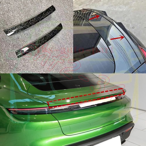 Spoiler Arrière Pour Porsche Taycan (2019-2024) - Becquet Aérodynamique - Finition Brillante - Installation Adhésive