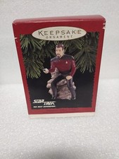 Hallmark Keepsake Ornament STAR TREK - Commander Riker 1996 NIB FREE SHIPPING 