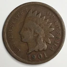 1901 United States Indian Head Cent Penny - Good (G) KM#90a - IH01G