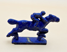 Antique 2.25" Cast Iron Race Horse with Jockey Game Piece or Set Part