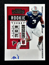 MARLON DAVIDSON RC AUTOGRAPH 2020 PANINI CONTENDERS AUTO NO 294            34188