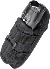 Tactical 360 Degrees Rotatable Flashlight Holster Pouch Holder Torch Cover Case