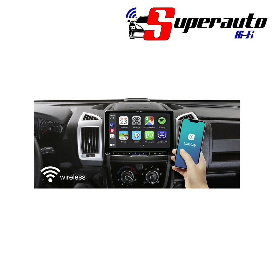ALPINE iLX-F905D Autoradio Monitor 9" HD DAB+ USB BT HDMI Android Apple Halo 9 - Immagine 4 di 4