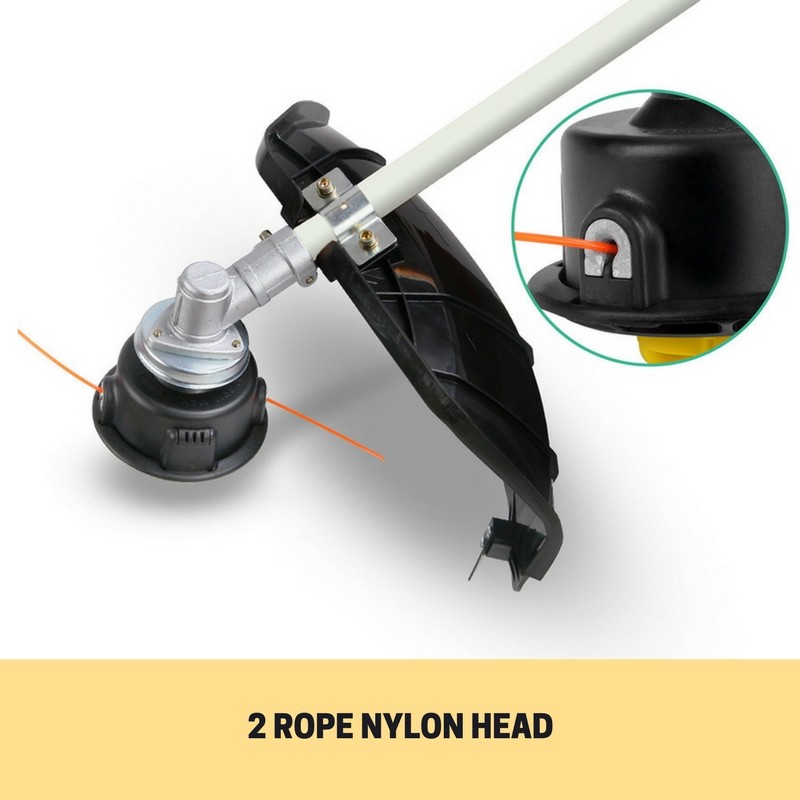 62CC 9 In 1 Petrol Pole Chainsaw Hedge Trimmer Pruner 3 Extension Poles Giantz eBay