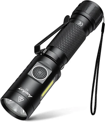 AXEFURY Flashlight, Magnetic LED Flashlight, Super Bright Tactical Flashlight, Cob Work