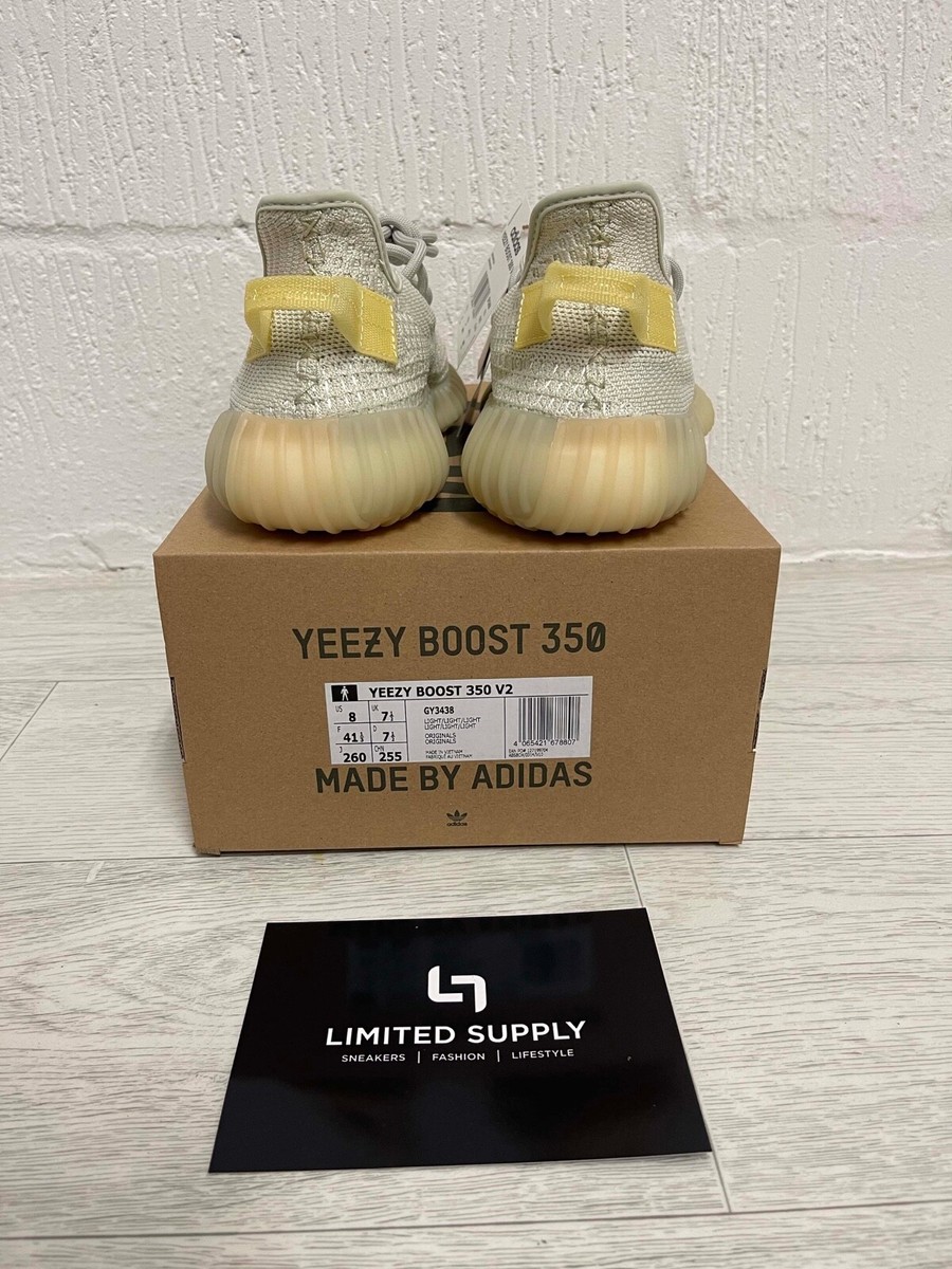Adidas Yeezy 350 Boost Light GY3438 UK US GID bred 700