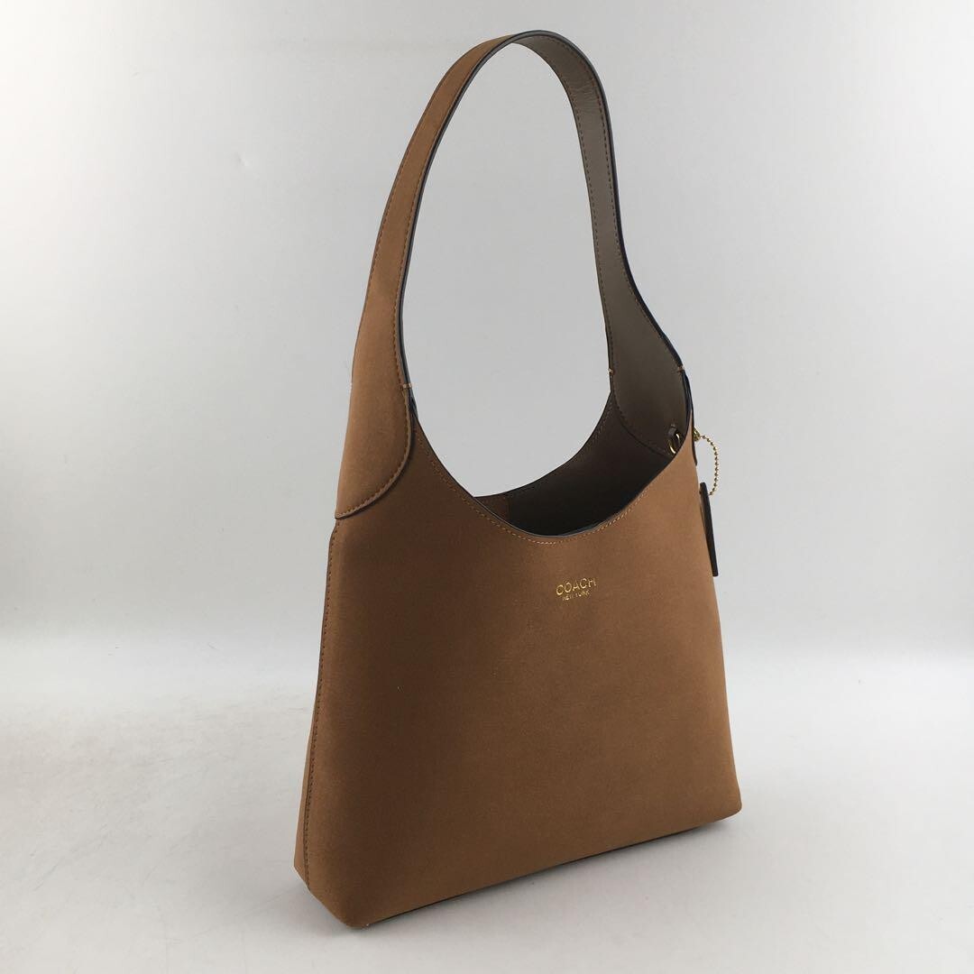 COACH Brooklyn Shoulder Bag 28 suede CW637 Siena Outlet