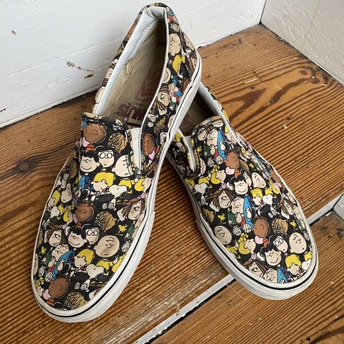 Vans X Peanuts Slip On Shoes, Snoopy 