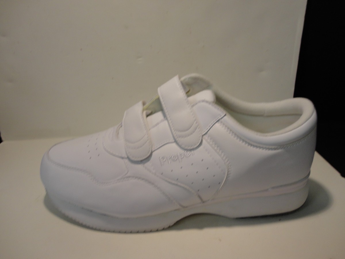 Propet Shoe Mens 12 XX(5E) Heritage Walking Shoe White  display picture 2